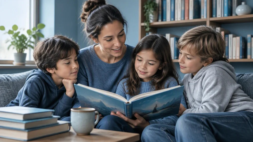 parent and child reading time